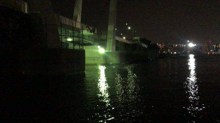 西宮浜跳ね橋 シーバス50cm